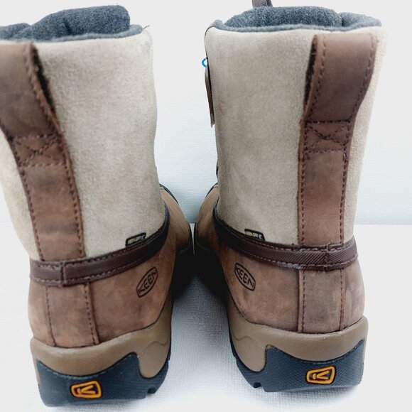 Keen Men\'s Brown Tan Snowfall Insulated Leather Classic Ankle Hiking Boot 9.5 main image 12